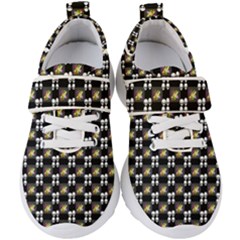 Shiny Skull Kids  Velcro Strap Shoes by Sparkle