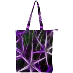 Neurons Brain Cells Imitation Double Zip Up Tote Bag by HermanTelo