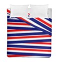 Patriotic Ribbons Duvet Cover Double Side (Full/ Double Size) View1