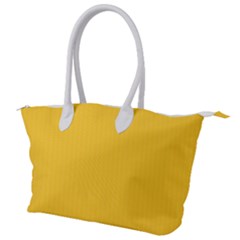 Dandelion Yellow & White - Canvas Shoulder Bag by FashionLane