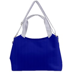 Admiral Blue & White - Double Compartment Shoulder Bag by FashionLane