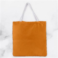 Apricot Orange & White - Grocery Tote Bag by FashionLane