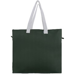 Kombu Green & White - Canvas Travel Bag by FashionLane