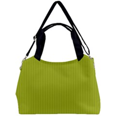 Acid Green & Black - Double Compartment Shoulder Bag by FashionLane