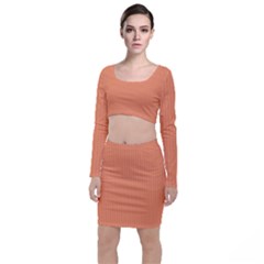 Atomic Tangerine & Black - Top And Skirt Sets by FashionLane