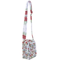 Flowers Pattern Shoulder Strap Belt Bag by goljakoff