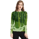 Forest Deer Tree Green Nature Women s Long Sleeve Rash Guard View1