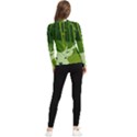 Forest Deer Tree Green Nature Women s Long Sleeve Rash Guard View2