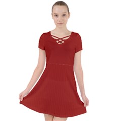 Lipstick Red ¨c Caught In A Web Dress by FashionLane