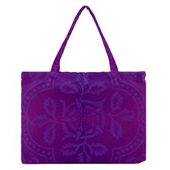 Cloister Advent Purple Zipper Medium Tote Bag by HermanTelo