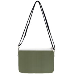 Calliste Green - Double Gusset Crossbody Bag by FashionLane