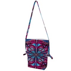 Fractal Flower Folding Shoulder Bag by Sparkle