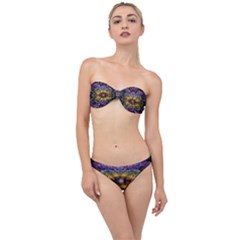 Fractal Illusion Classic Bandeau Bikini Set