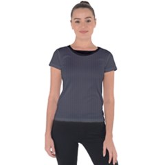 Anchor Grey - Short Sleeve Sports Top  by FashionLane