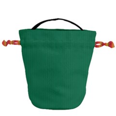 Cadmium Green - Drawstring Bucket Bag by FashionLane