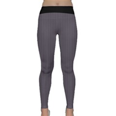 Dark Smoke Grey - Classic Yoga Leggings by FashionLane