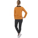 Deep Saffron - Women s Long Sleeve Raglan Tee View2