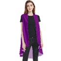 Lollipop Purple - Sleeveless Chiffon Waistcoat Shirt View1