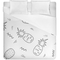 Pineapples Duvet Cover (king Size)