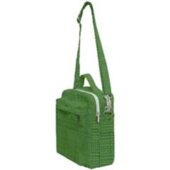 Green Knitting Crossbody Day Bag by goljakoff