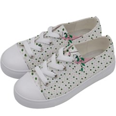 Plants Flowers Nature Blossom Kids  Low Top Canvas Sneakers