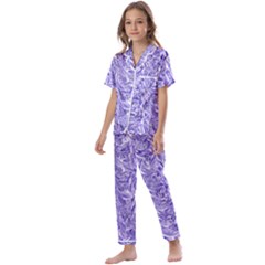 Gc (54) Kids  Satin Short Sleeve Pajamas Set by GiancarloCesari