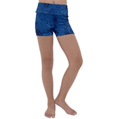 Gc (36) Kids  Lightweight Velour Yoga Shorts by GiancarloCesari