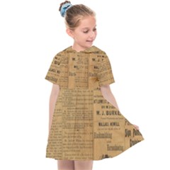 Antique Newspaper 1888 Kids  Sailor Dress by ArtsyWishy