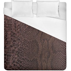 Leather Snakeskin Design Duvet Cover (king Size)