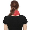 Red Denim Design  Face Covering Bandana (Triangle) View2