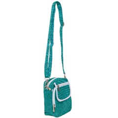 Green Denim Shoulder Strap Belt Bag by ArtsyWishy