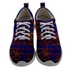 Majestic Purple And Gold Design Athletic Shoes by ArtsyWishy