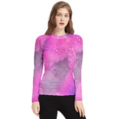 Purple Space Women s Long Sleeve Rash Guard