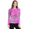 Purple space Women s Long Sleeve Rash Guard View1