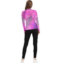 Purple space Women s Long Sleeve Rash Guard View2