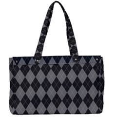 Black Diamonds Canvas Work Bag by ArtsyWishy