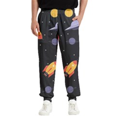 Cosmos Rockets Spaceships Ufos Men s Elastic Waist Pants