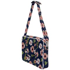 Flower White Grey Pattern Floral Cross Body Office Bag by Dutashop