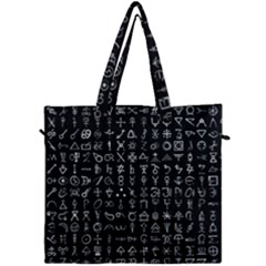 Alchemical Symbols - Collected Inverted Canvas Travel Bag by WetdryvacsLair