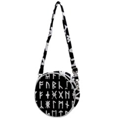 The Anglo Saxon Futhorc Collected Inverted Crossbody Circle Bag by WetdryvacsLair