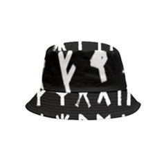 The Anglo Saxon Futhorc Collected Inverted Bucket Hat (kids) by WetdryvacsLair