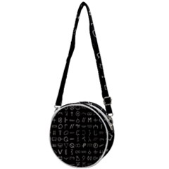 Hobo Signs Collected Inverted Crossbody Circle Bag by WetdryvacsLair