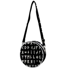 Complete Dalecarlian Rune Set Inverted Crossbody Circle Bag by WetdryvacsLair