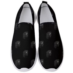 Arfican Head Sculpture Motif Print Pattern Men s Slip On Sneakers by dflcprintsclothing