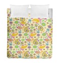 Paisley Print Yellow Duvet Cover Double Side (Full/ Double Size) View1