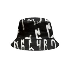 Macromannic Runes Collected Inverted Bucket Hat (kids) by WetdryvacsLair