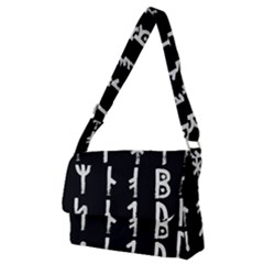 Medieval Runes Collected Inverted Complete Full Print Messenger Bag (m) by WetdryvacsLair