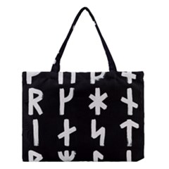 Younger Futhark Rune Set Collected Inverted Medium Tote Bag