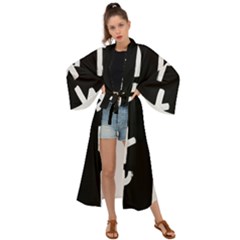 Younger Futhark Rune Set Collected Inverted Maxi Kimono by WetdryvacsLair