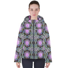 Third Eyes Women s Hooded Puffer Jacket by DayDreamersBoutique